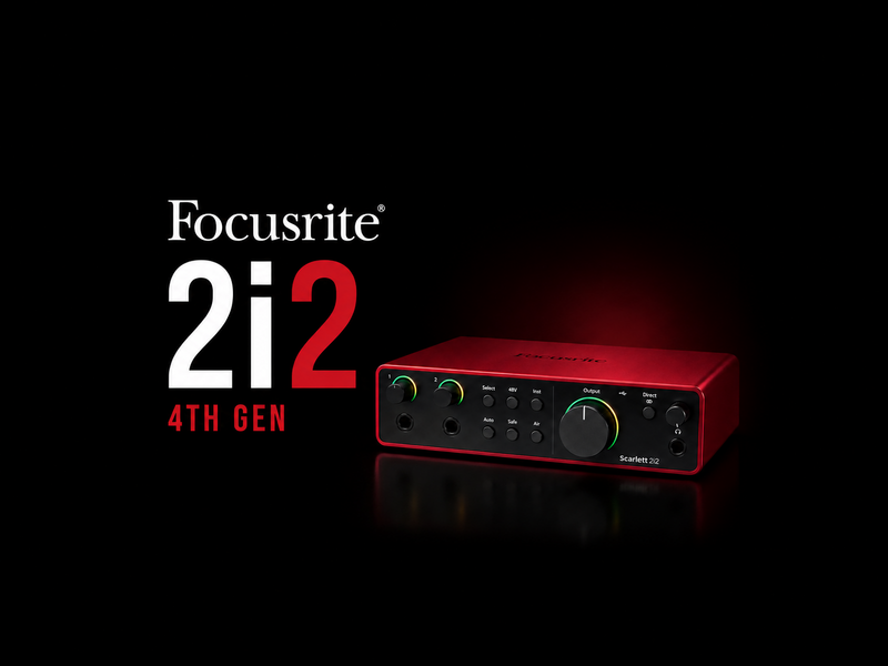 Focusrite Scarlett 2i2 4th Gen 