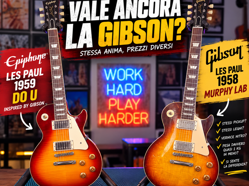 Vale ancora la pena comprare una GIBSON? Epiphone Inspired By Gibson