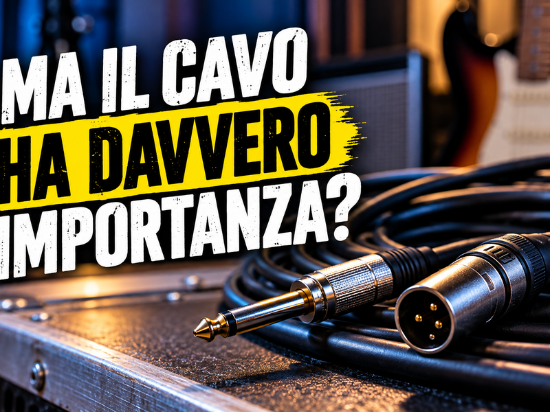 Ma il cavo per la chitarra ha davvero importanza?
